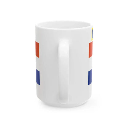 Flag of Davenport Iowa (United States) White Coffee Mug - Go Mug Yourself