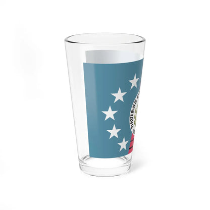 Flag of Daviess County Indiana (India) Pint Glass 16oz - Go Mug Yourself