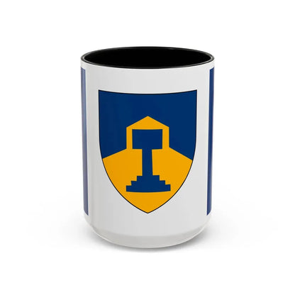 Flag of Dawson Creek British Columbia Canada - Accent Coffee Mug 15oz Black - Go Mug Yourself
