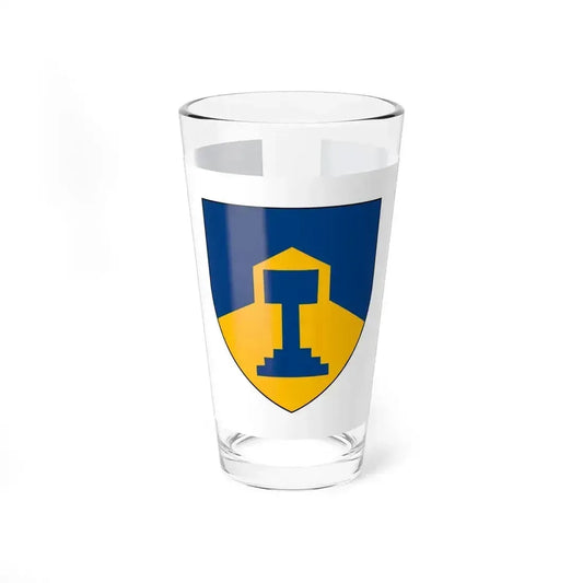 Flag of Dawson Creek British Columbia Canada - Pint Glass 16oz 16oz - Go Mug Yourself