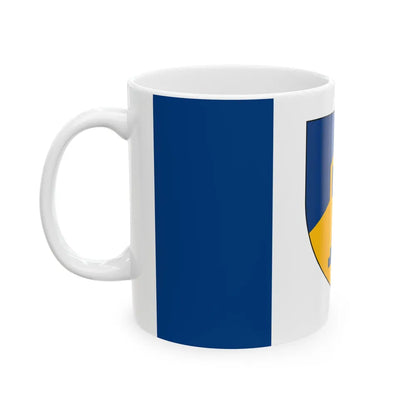 Flag of Dawson Creek British Columbia Canada - White Coffee Mug-Go Mug Yourself