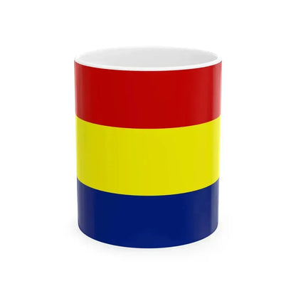 Flag of Dayak Besar (Indonesia) White Coffee Mug 11oz - Go Mug Yourself
