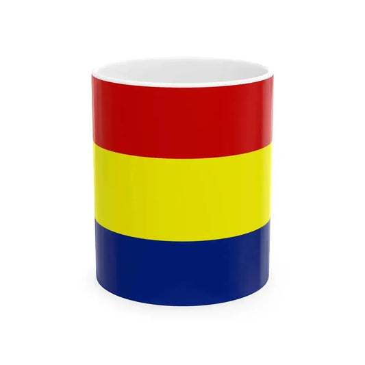 Flag of Dayak Besar (Indonesia) White Coffee Mug 11oz - Go Mug Yourself