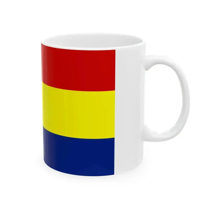 Flag of Dayak Besar (Indonesia) White Coffee Mug - Go Mug Yourself