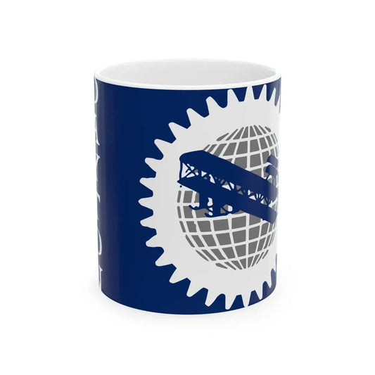 Flag of Dayton Ohio 1958-2021 (United States) White Coffee Mug 11oz - Go Mug Yourself