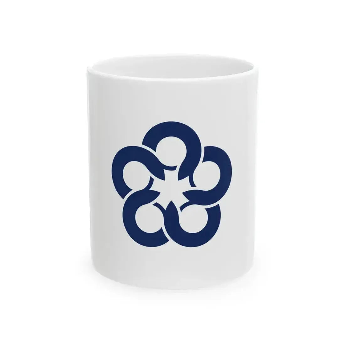 Flag of Dazaifu Fukuoka (Japan) White Coffee Mug 11oz - Go Mug Yourself