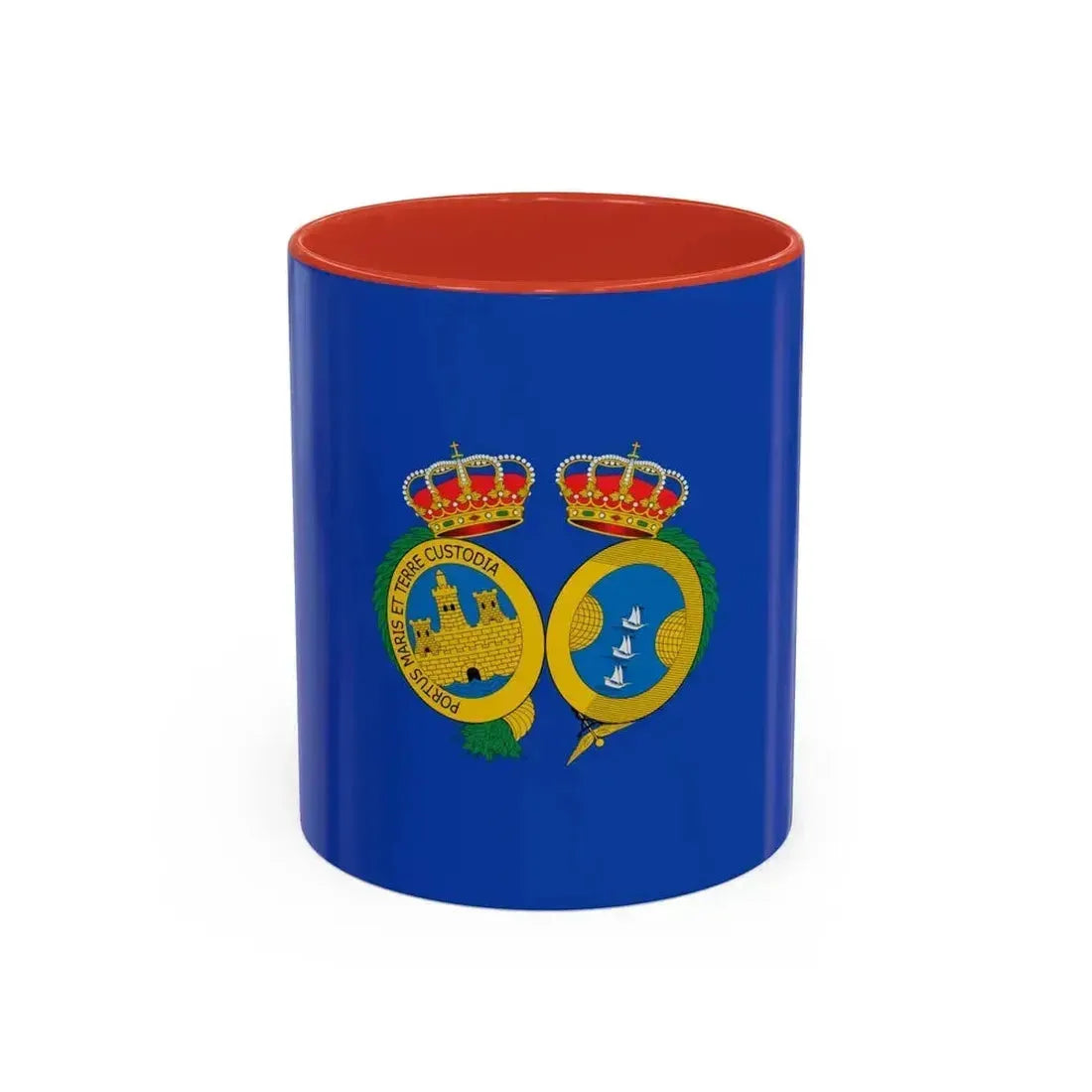 Flag of De Huelva Spain - Accent Coffee Mug 11oz Red - Go Mug Yourself