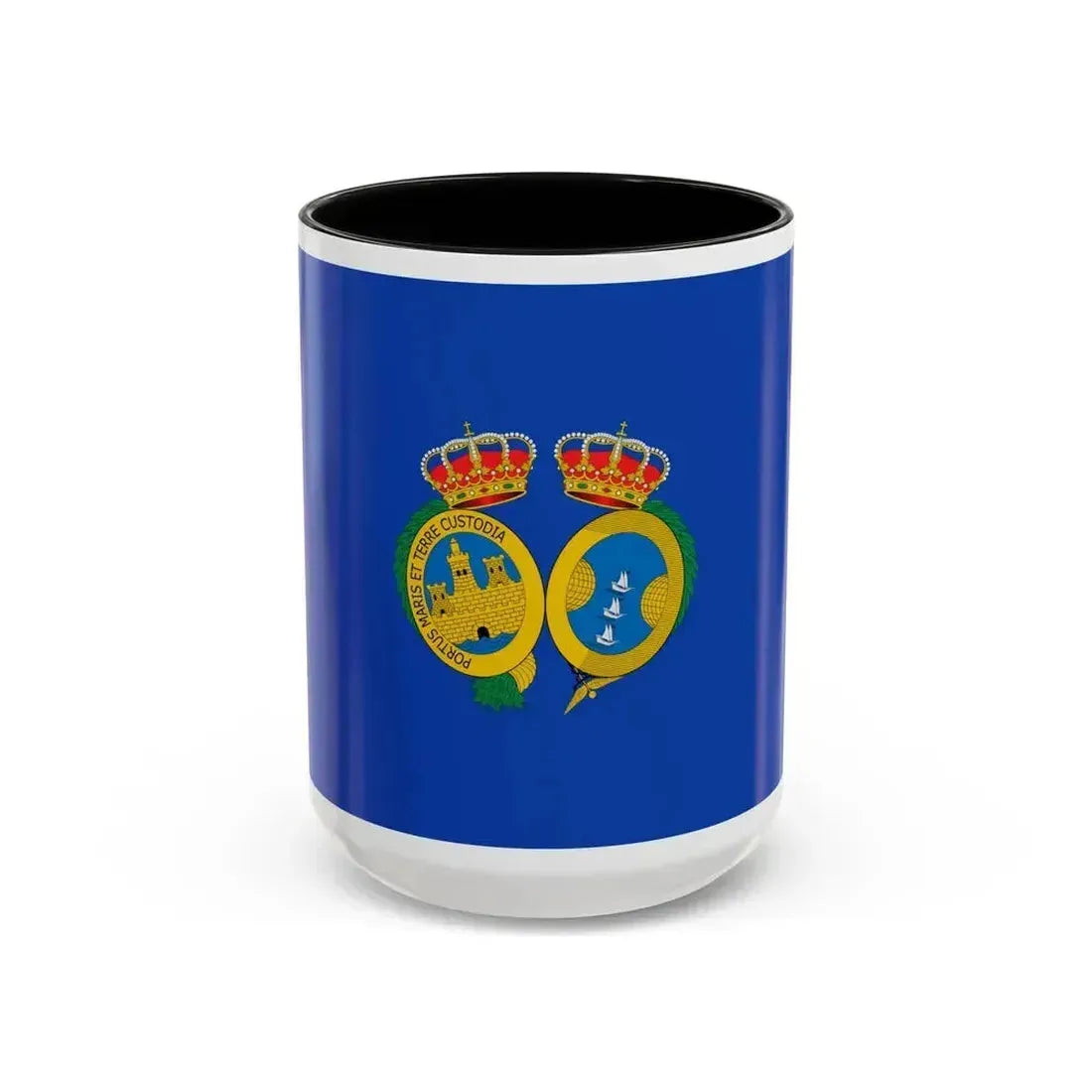 Flag of De Huelva Spain - Accent Coffee Mug 15oz Black - Go Mug Yourself