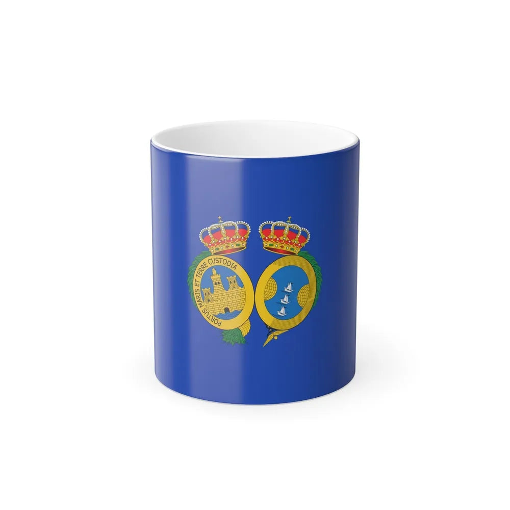 Flag of De Huelva Spain - Color Changing Coffee Mug-11oz-Go Mug Yourself