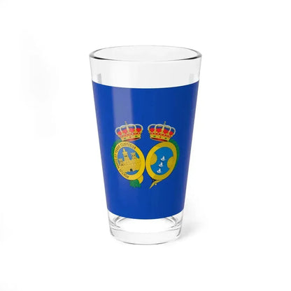 Flag of De Huelva Spain - Pint Glass 16oz 16oz - Go Mug Yourself