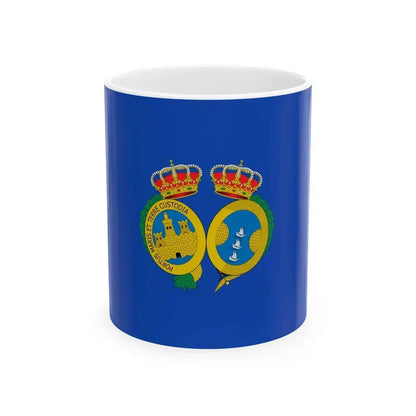 Flag of De Huelva Spain - White Coffee Mug 11oz - Go Mug Yourself