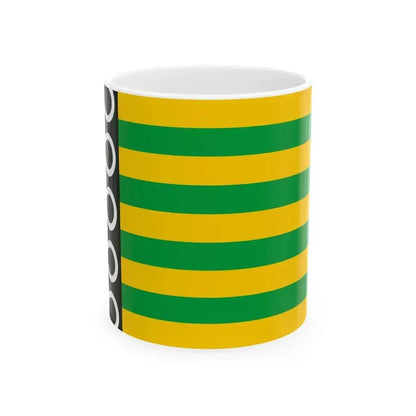 Flag of De Wolden (Netherlands) White Coffee Mug 11oz - Go Mug Yourself