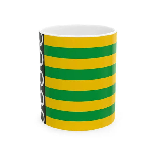 Flag of De Wolden (Netherlands) White Coffee Mug 11oz - Go Mug Yourself