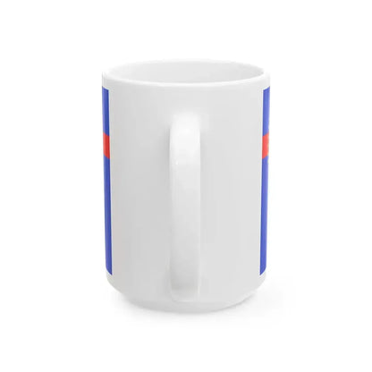 Flag of Debarca Municipality North Macedonia (North Macedonia) White Coffee Mug - Go Mug Yourself