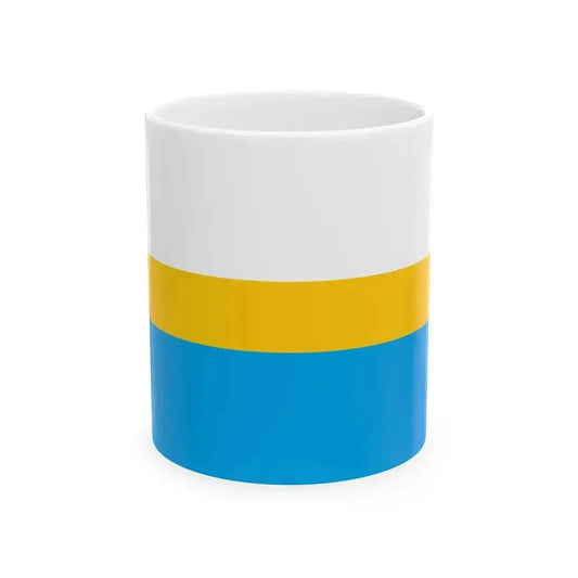 Flag of Deblin (Poland) White Coffee Mug 11oz - Go Mug Yourself