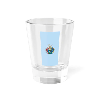 Flag of Debrecen 1989-2001 vertical (Hungary) Shot Glass 1.5oz 1.5oz - Go Mug Yourself