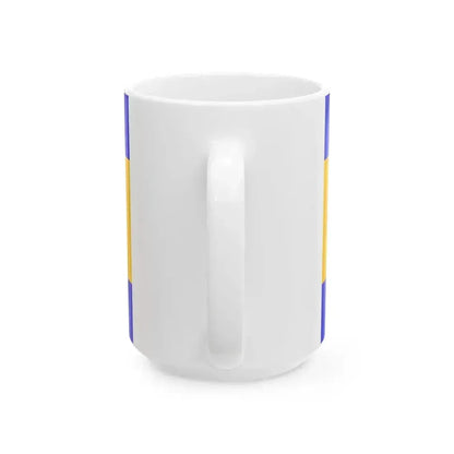 Flag of Debrecen ceremonial (Hungary) White Coffee Mug - Go Mug Yourself