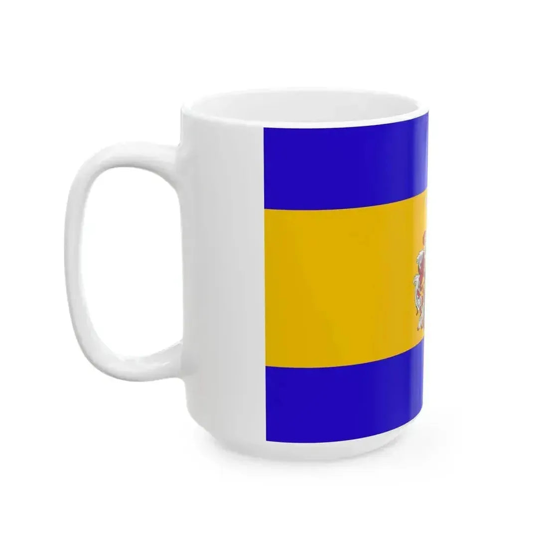 Flag of Debrecen ceremonial (Hungary) White Coffee Mug - Go Mug Yourself