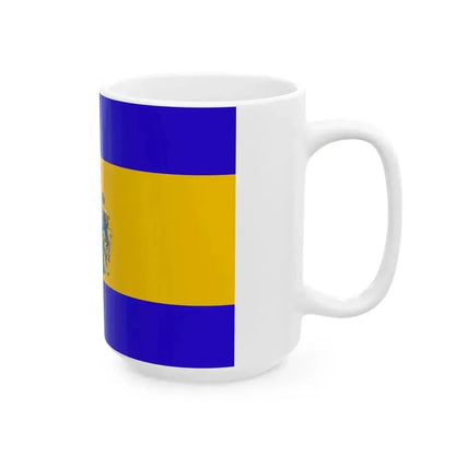 Flag of Debrecen ceremonial (Hungary) White Coffee Mug - Go Mug Yourself