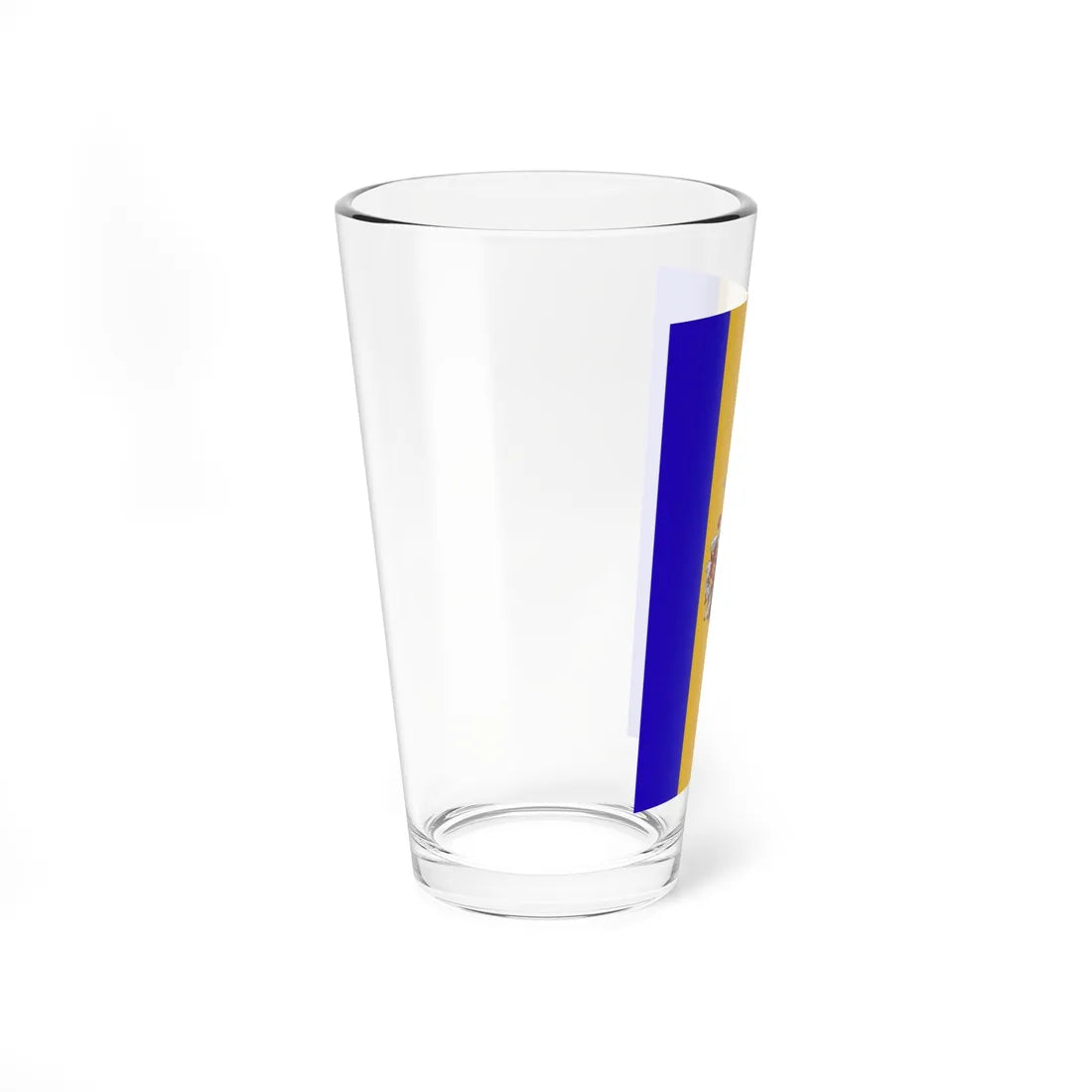 Flag of Debrecen ceremonial vertical (Hungary) Pint Glass 16oz - Go Mug Yourself