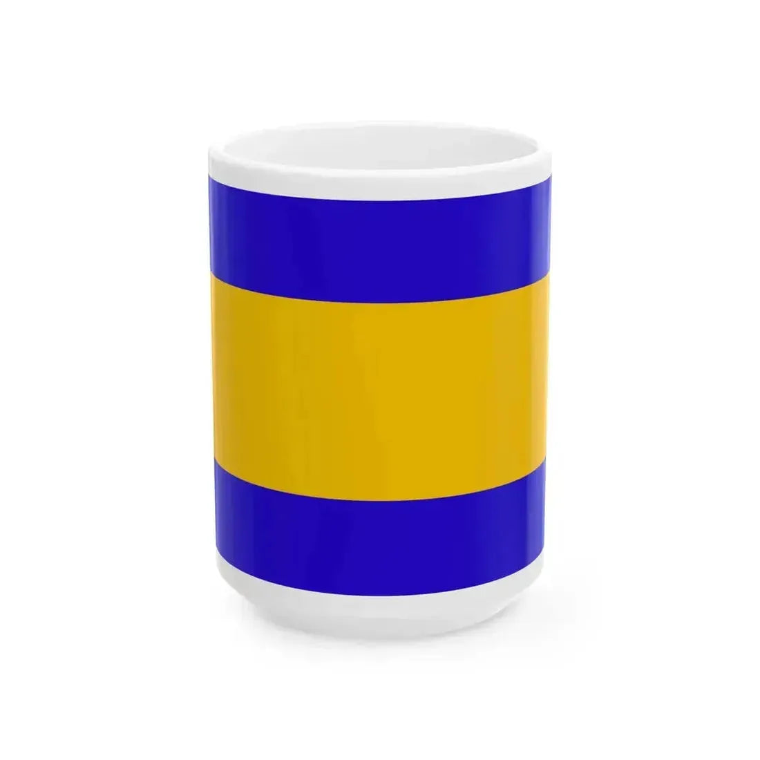 Flag of Debrecen (Hungary) White Coffee Mug 15oz - Go Mug Yourself