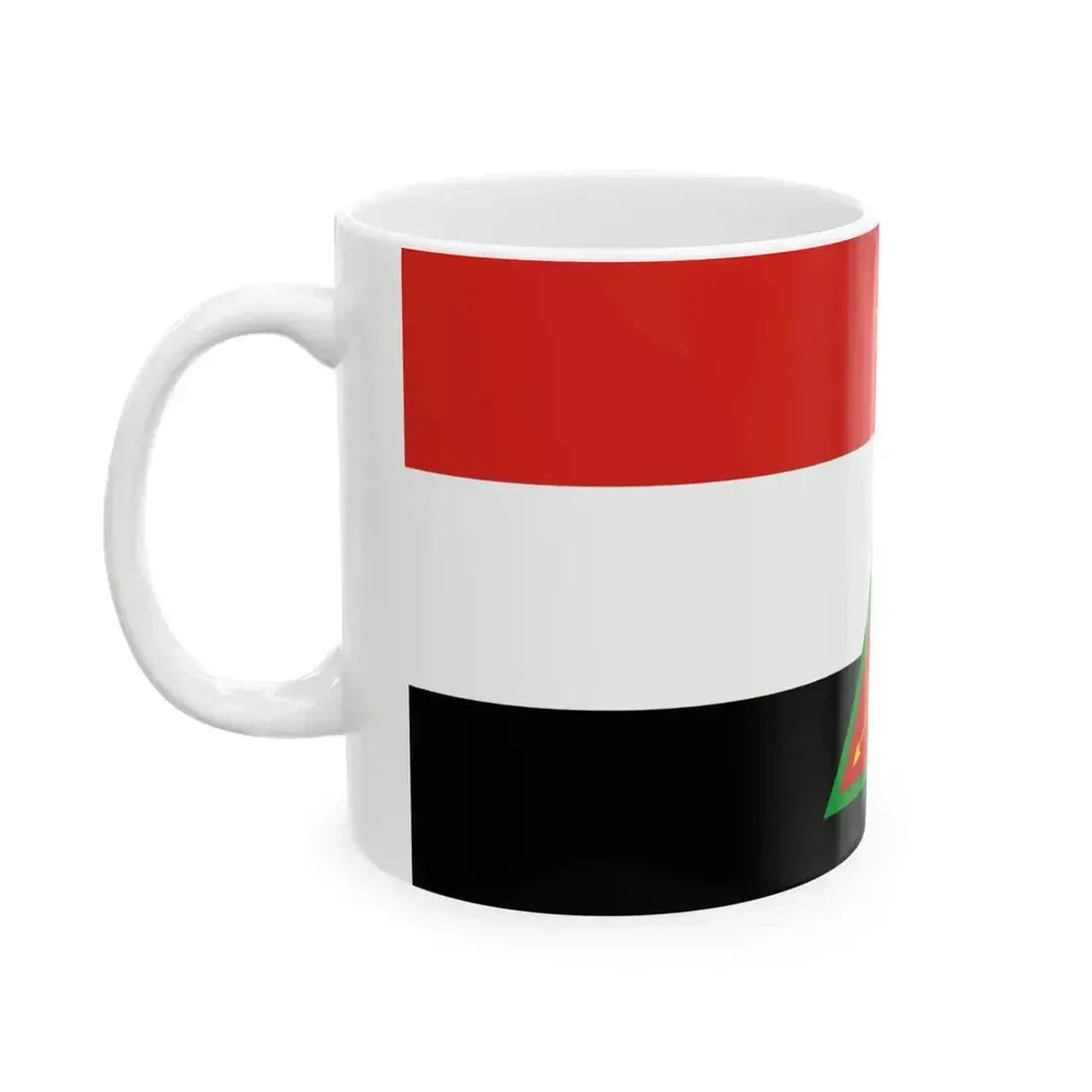 Flag of Debyos Region Udmurtia (Russia) White Coffee Mug - Go Mug Yourself
