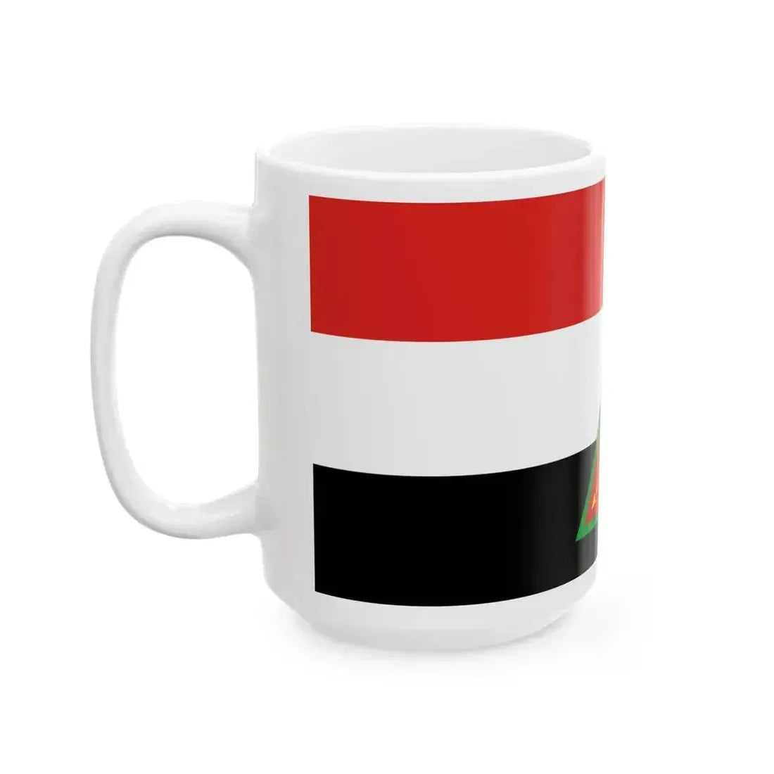 Flag of Debyos Region Udmurtia (Russia) White Coffee Mug - Go Mug Yourself