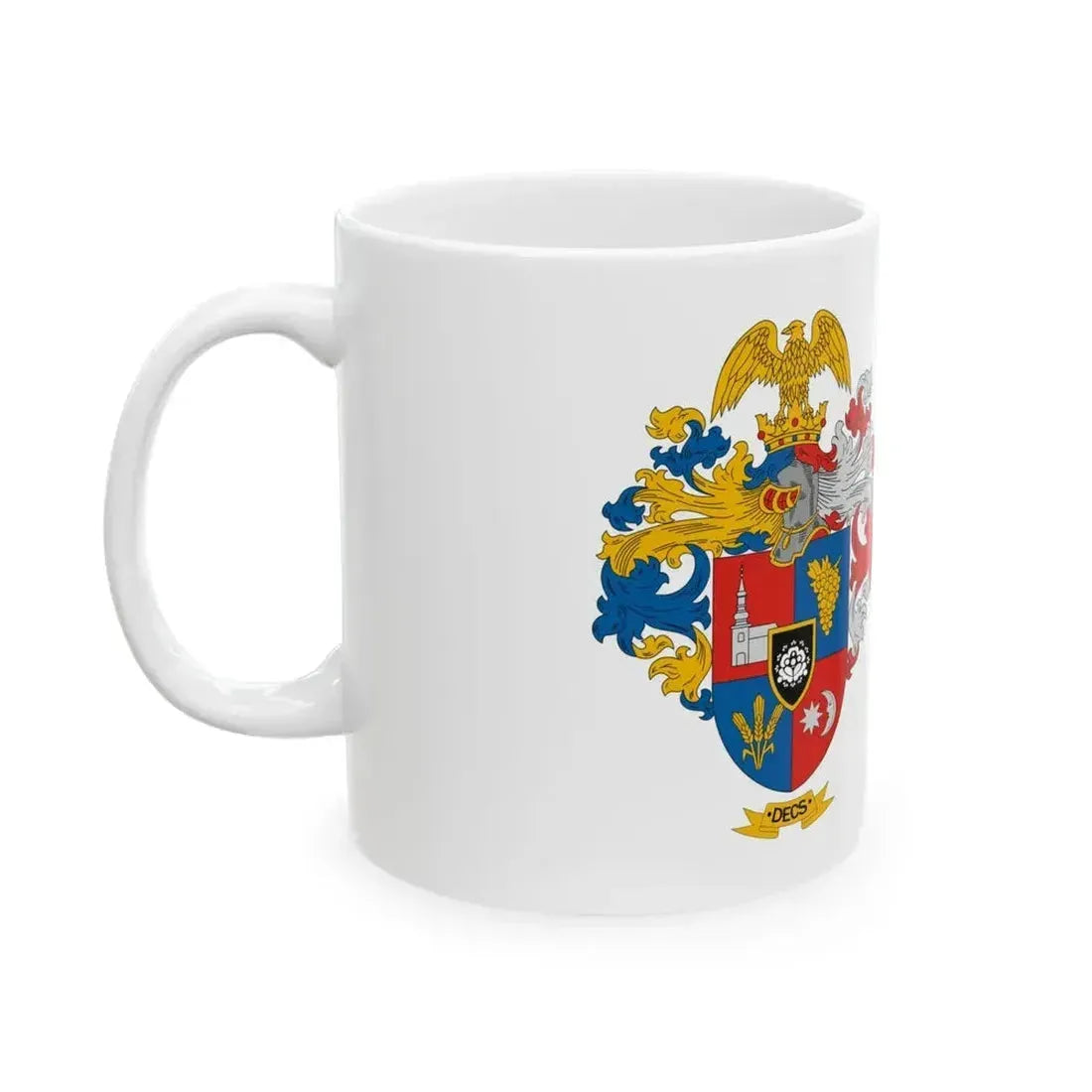 Flag of Decs (Hungary) White Coffee Mug - Go Mug Yourself