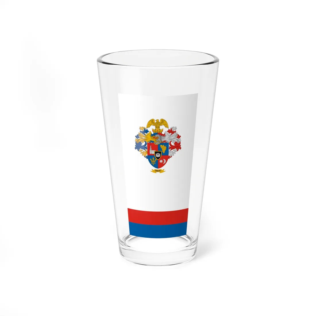 Flag of Decs vertical (Hungary) Pint Glass 16oz 16oz - Go Mug Yourself