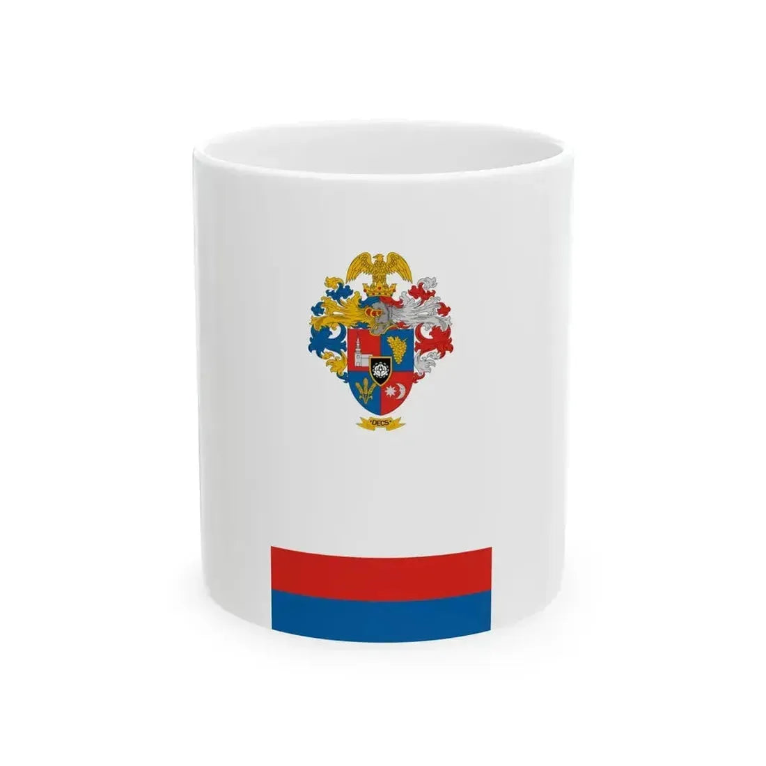 Flag of Decs vertical (Hungary) White Coffee Mug 11oz - Go Mug Yourself