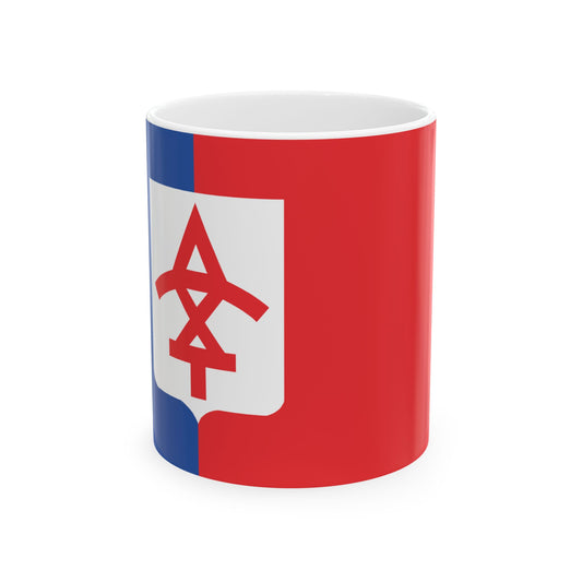 Flag of Dedoplistskaro Municipality (Georgia) White Coffee Mug-11oz-Go Mug Yourself