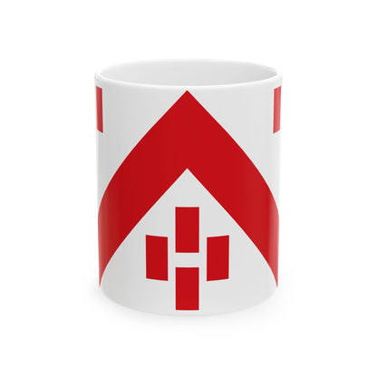 Flag of Deerlijk (Belgium) White Coffee Mug-11oz-Go Mug Yourself