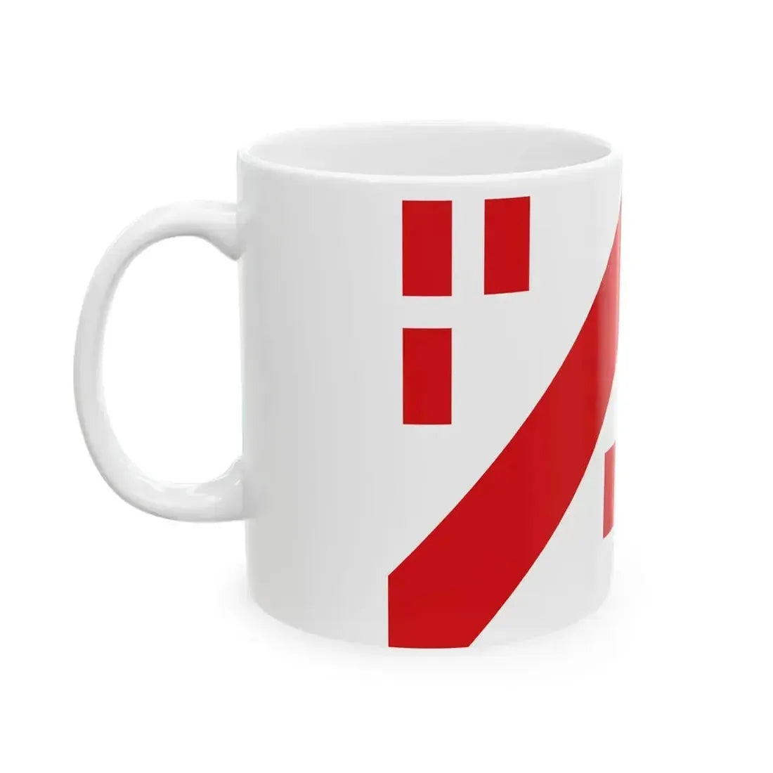 Flag of Deerlijk (Belgium) White Coffee Mug - Go Mug Yourself