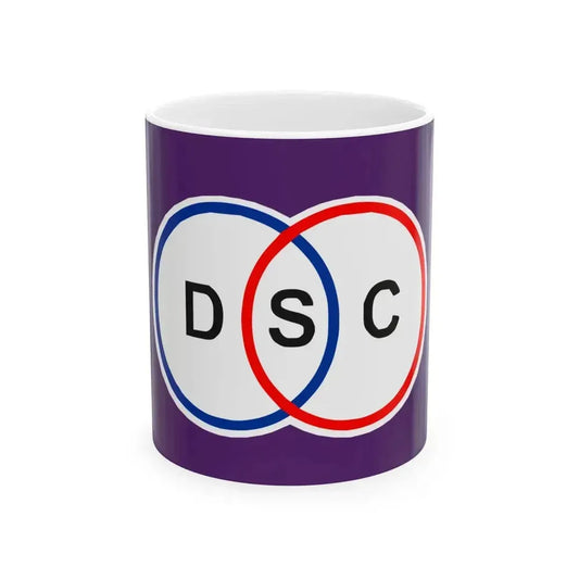 Flag of Defensor Sporting (Uruguay) White Coffee Mug 11oz - Go Mug Yourself