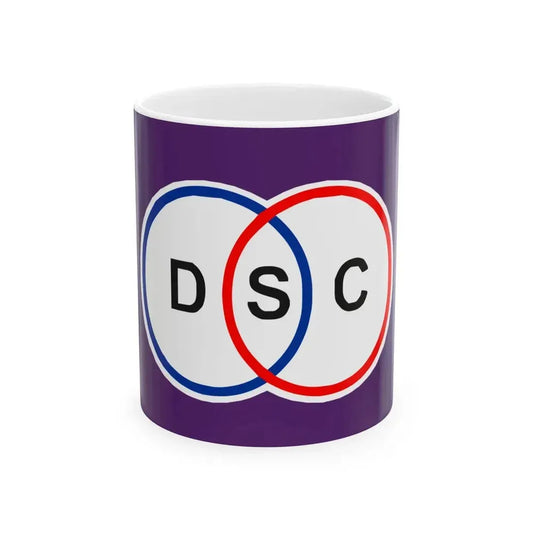 Flag of Defensor Sporting (Uruguay) White Coffee Mug 11oz - Go Mug Yourself