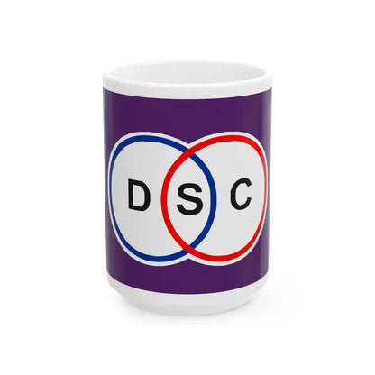 Flag of Defensor Sporting (Uruguay) White Coffee Mug 15oz - Go Mug Yourself