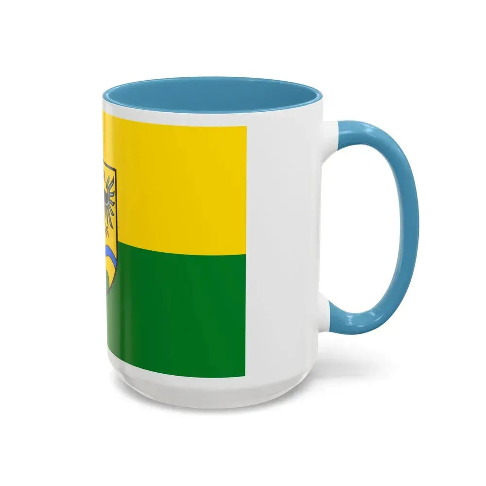 Flag of Deggendorf Germany - Accent Coffee Mug - Go Mug Yourself