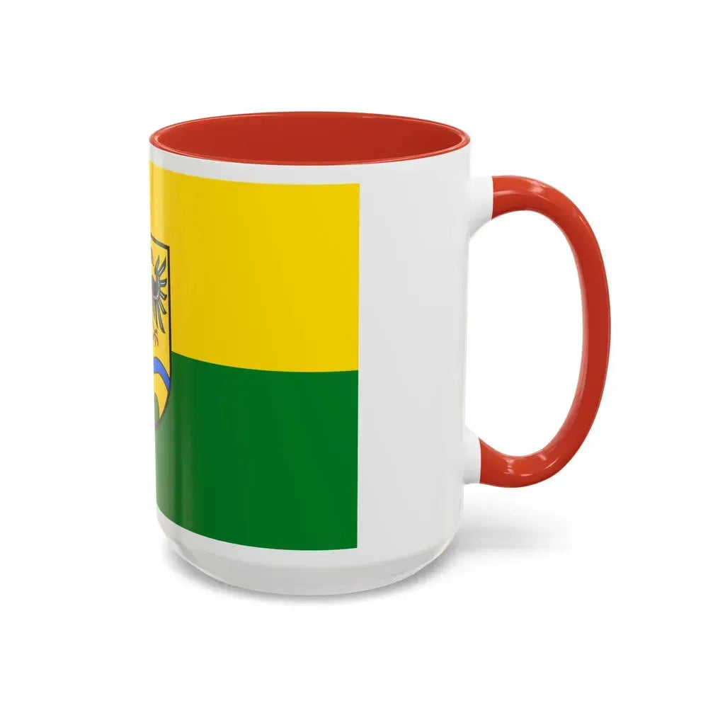 Flag of Deggendorf Germany - Accent Coffee Mug - Go Mug Yourself