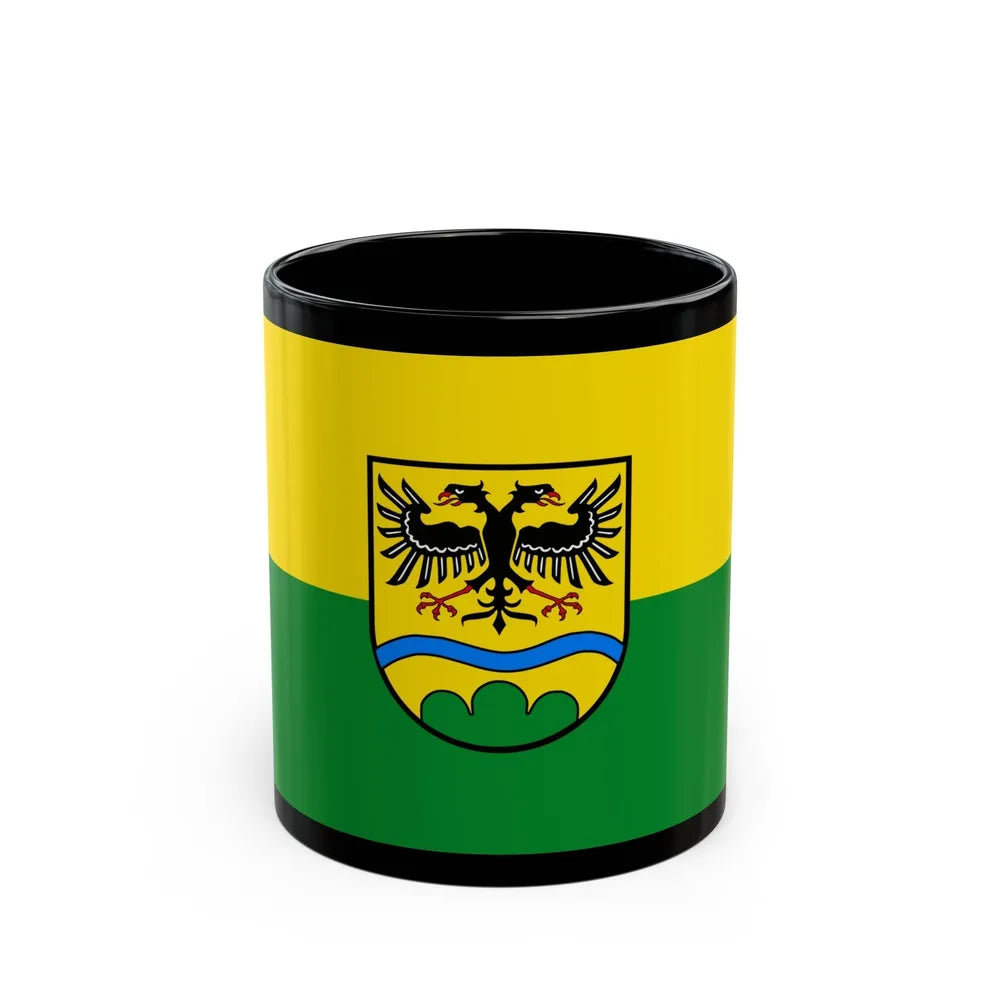 Flag of Deggendorf Germany - Black Coffee Mug-11oz-Go Mug Yourself