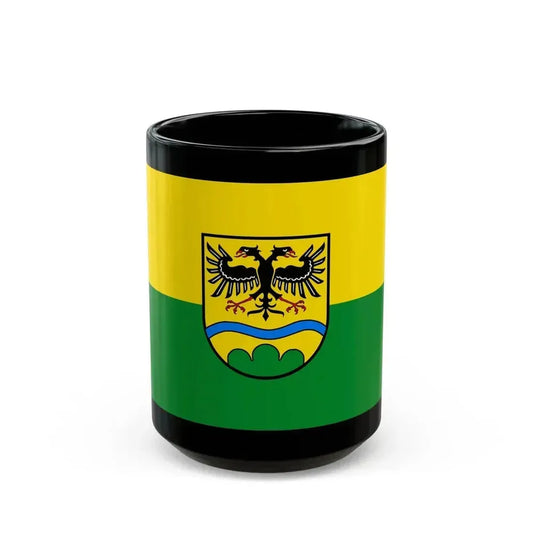 Flag of Deggendorf Germany - Black Coffee Mug 15oz - Go Mug Yourself