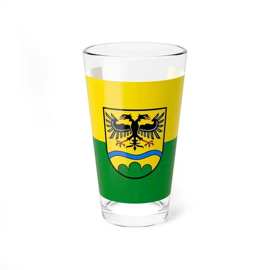 Flag of Deggendorf Germany - Pint Glass 16oz 16oz - Go Mug Yourself