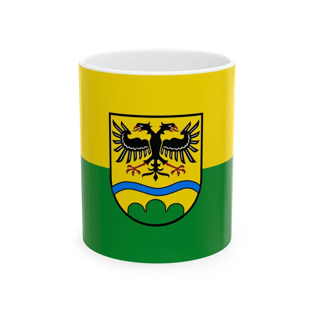 Flag of Deggendorf Germany - White Coffee Mug-11oz-Go Mug Yourself