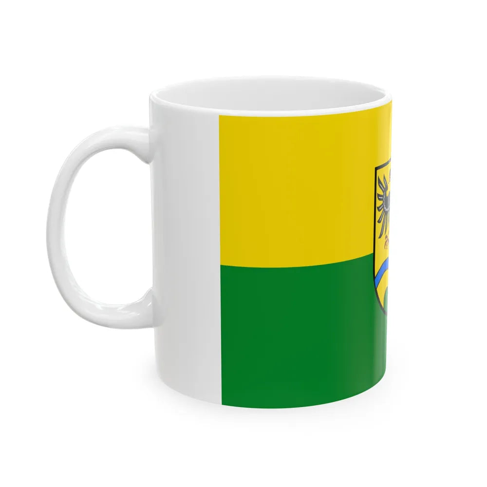 Flag of Deggendorf Germany - White Coffee Mug-Go Mug Yourself