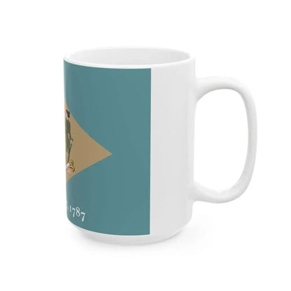 Flag of Delaware (United States) White Coffee Mug - Go Mug Yourself