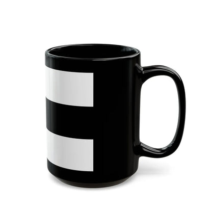 Flag of Delft Home of the primary Tech University and the painter Vermeer Delft University of Technology Johannes Vermeer Netherlands - Black Coffee Mug-Go Mug Yourself