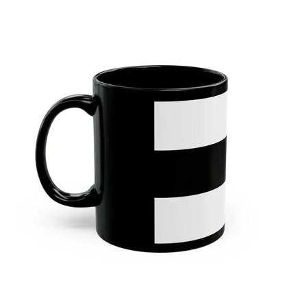 Flag of Delft Home of the primary Tech University and the painter Vermeer Delft University of Technology Johannes Vermeer Netherlands - Black Coffee Mug - Go Mug Yourself