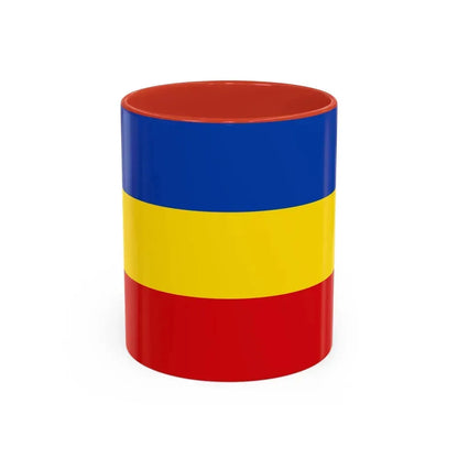 Flag of Delmenhorst Germany - Accent Coffee Mug 11oz Red - Go Mug Yourself