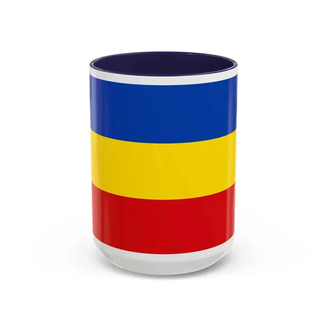 Flag of Delmenhorst Germany - Accent Coffee Mug 15oz Navy - Go Mug Yourself