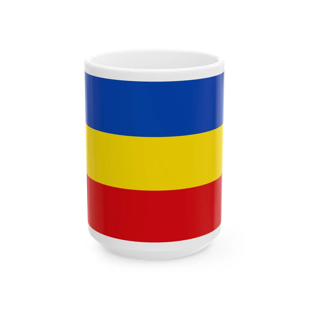 Flag of Delmenhorst Germany - White Coffee Mug-15oz-Go Mug Yourself