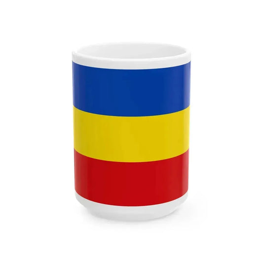 Flag of Delmenhorst Germany - White Coffee Mug 15oz - Go Mug Yourself